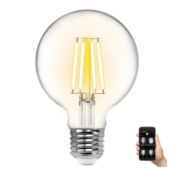 LED-pære dæmpbar FILAMENT G80 E27/6W/230V 2700-6500K Wi-Fi - Aigostar