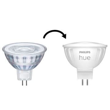 LED-pære dæmpbar Philips Hue White Ambiance GU5,3/MR16/5,1W/12V 2200-6500K