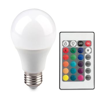 LED-pære dæmpbar RGB-farver E27/6W/230V 3000K