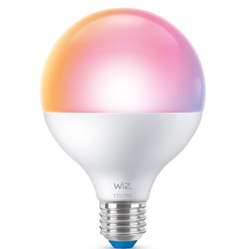 LED-pære dæmpbar RGB-farver G95 E27/11W/230V 2200-6500K Wi-Fi - WiZ