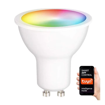 LED-pære dæmpbar RGB-farver GU10/5W/230V 2700-6500K Wi-Fi Tuya