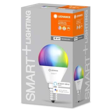 LED-pære dæmpbar RGBW-farver SMART+ E14/5W/230V 2700K-6500K Wi-Fi - Ledvance