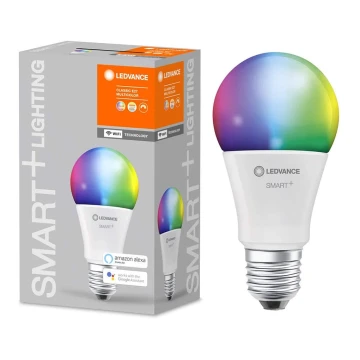 LED-pære dæmpbar RGBW-farver SMART+ E27/9W/230V 2700K-6500K Wi-Fi - Ledvance