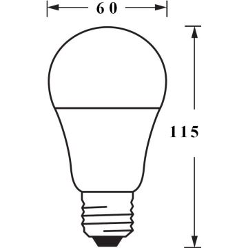 LED-pære dæmpbar SMART+ E27/9,5W/230V 2700K-6500K Wi-Fi - Ledvance