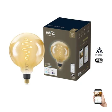 LED-pære dæmpbar VINTAGE FILAMENT G200 E27/6W/230V 2000-5000K CRI 90 Wi-Fi - WiZ