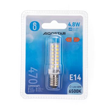 LED-pære E14/4,8W/230V 6500K - Aigostar