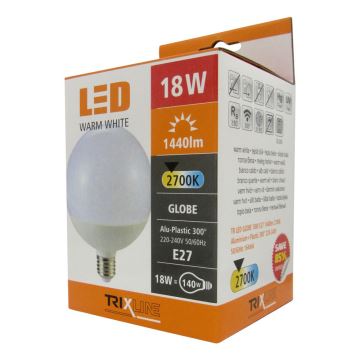 LED pære E27/18W/230V 2700K