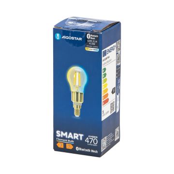 LED-pære FILAMENT G45 E14/4,5W/230V 2700-6500K - Aigostar