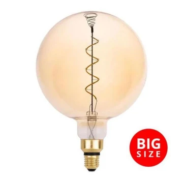 LED-pære FILAMENT SPIRAL VINTAGE G200 E27/4W/230V 2000K