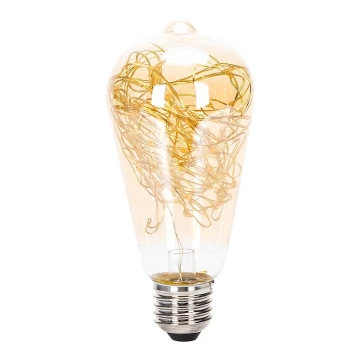 LED-pære FILAMENT ST64 E27/1,2W/230V 2500K - Aigostar