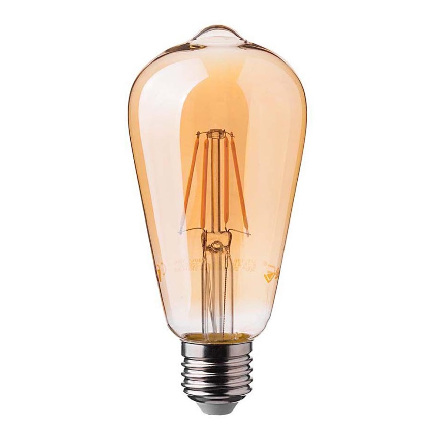 LED-pære FILAMENT ST64 E27/6W/230V 2200K