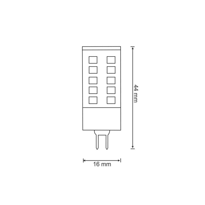 LED-pære G4/3W/12V 6500K