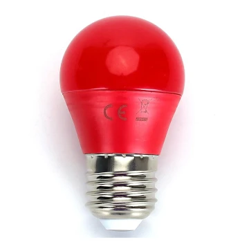 LED-pære G45 E27/4W/230V rød - Aigostar