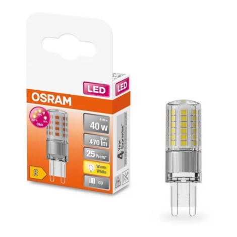 LED-pære G9/4W/230V 2700K - Osram