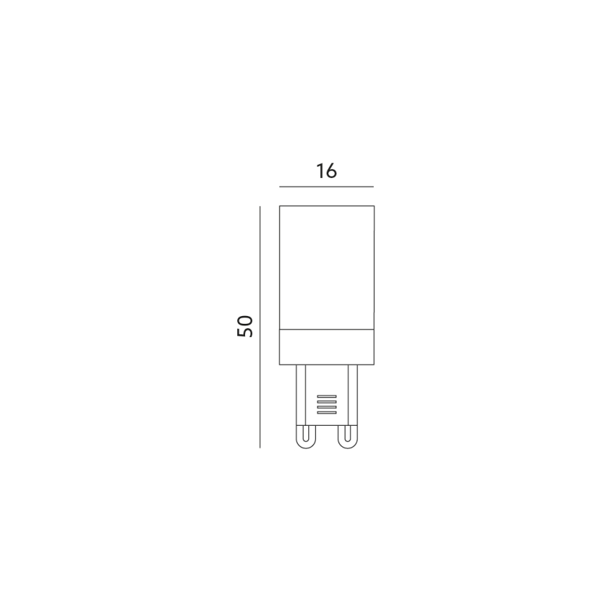 LED-pære G9/4W/230V 6000K