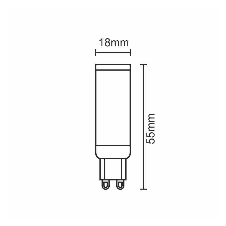 LED pære G9/5W/230V 2800K