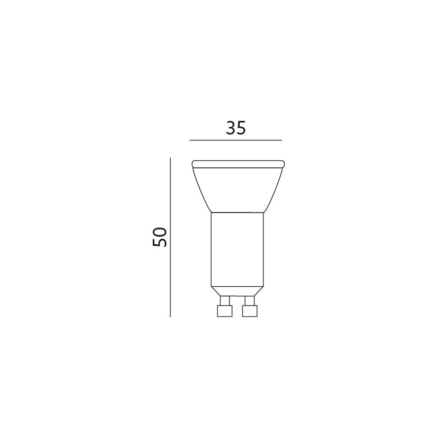 LED-pære GU10-MR11/4W/230V 4000K