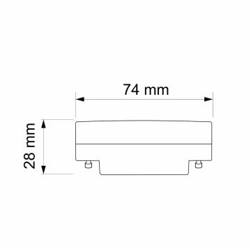 LED-pære GX53/6W/230V 3000K