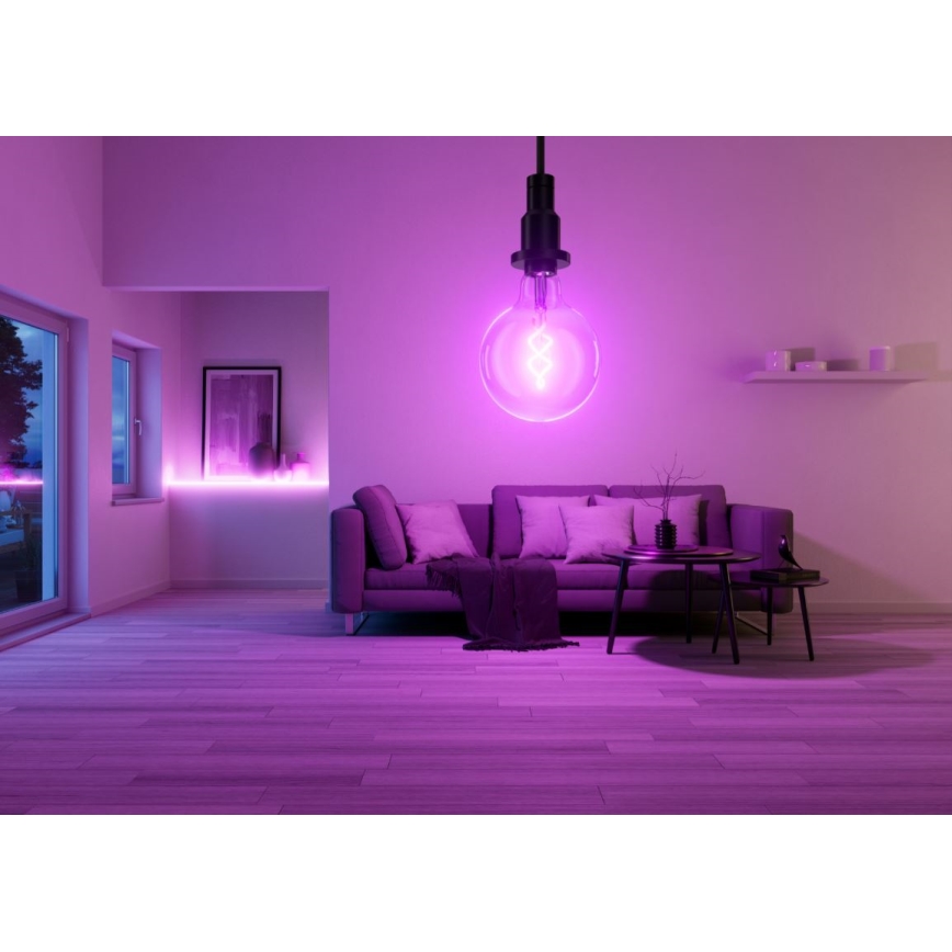 LED-pære med RGBW-farver dæmpbar SMART+ FILAMENT E27/4,8W/230V 2700-6500K Wi-Fi - Ledvance