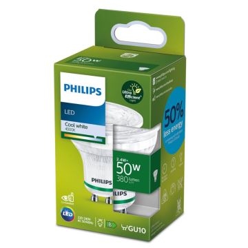 LED-pære Philips GU10/2,4W/230V 4000K