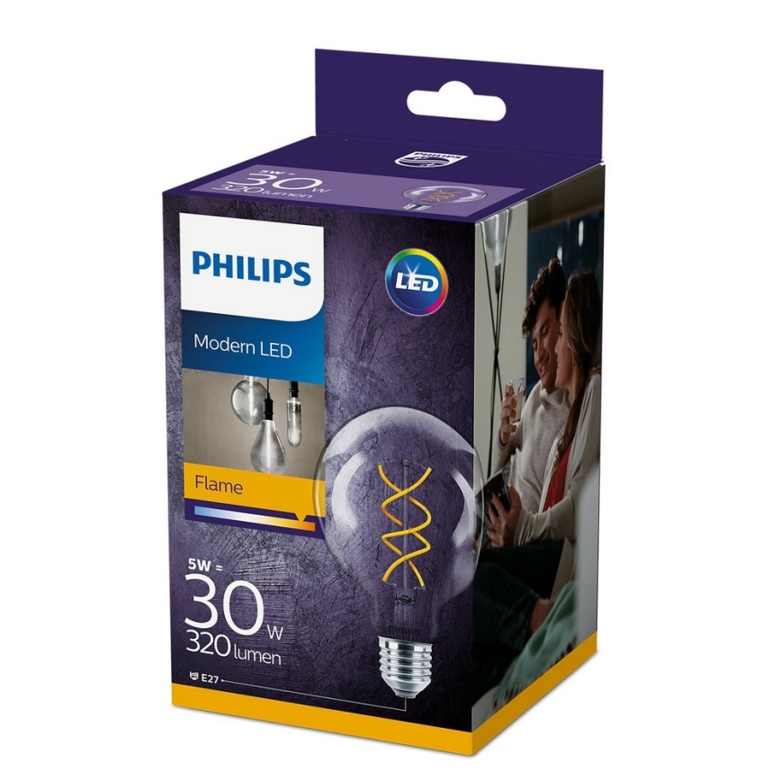 LED-pære Philips VINTAGE G95 E27/5W/230V 2200K