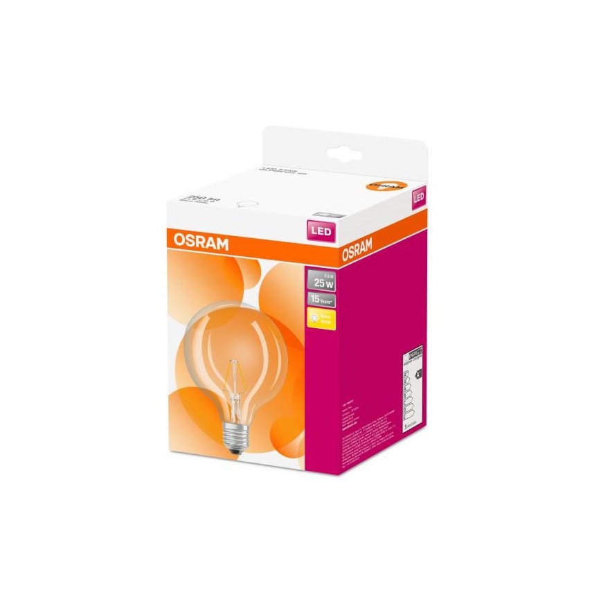 LED-pære RETROFIT E27/2.8W/230V 2700K - Osram