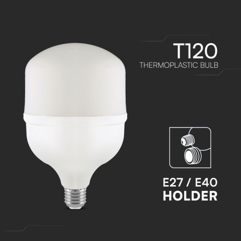LED-pære T120 E40 E27/40W/230V 4000K
