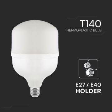 LED-pære T140 E40 E27/50W/230V 4000K