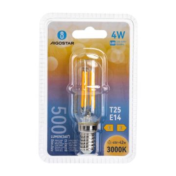 LED-pære T25 E14/4W/230V 3000K - Aigostar