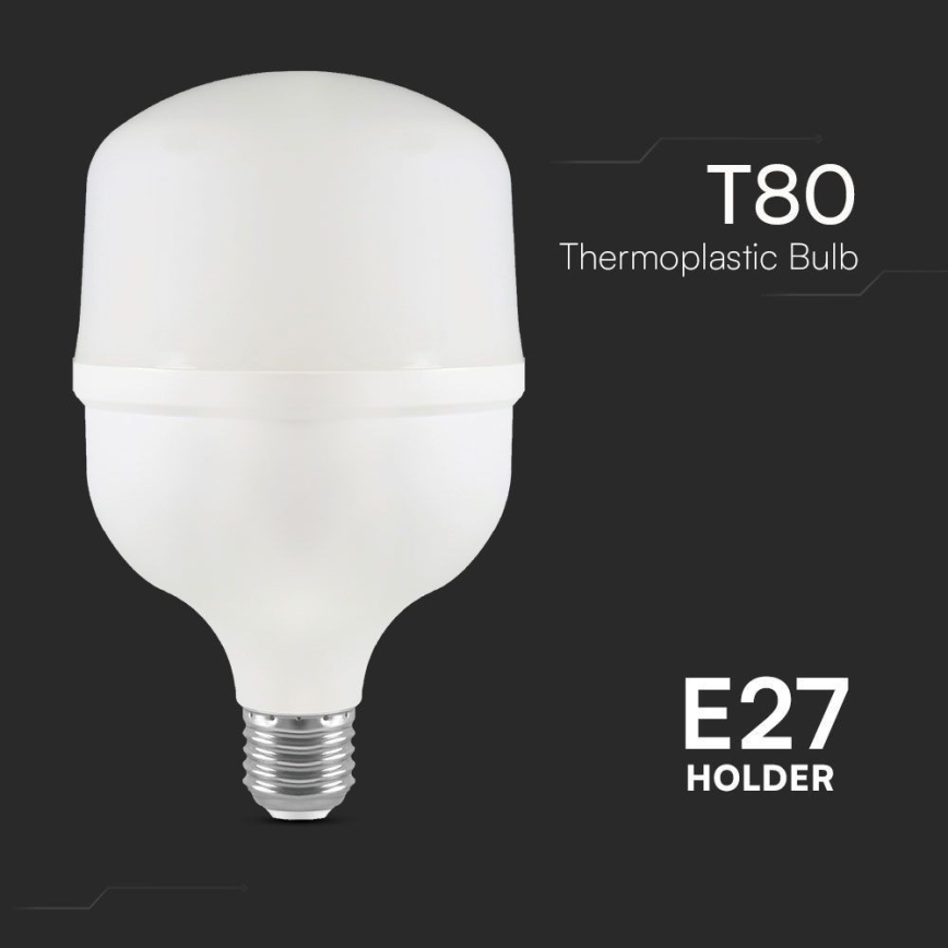 LED-pære T80 E27/20W/230V 4000K