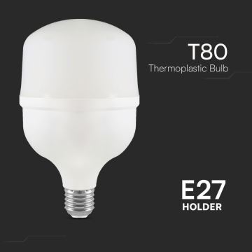 LED-pære T80 E27/20W/230V 6500K