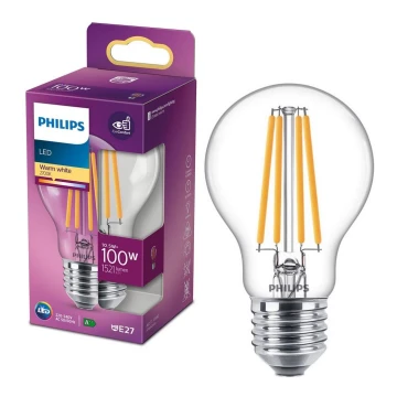 LED-pære VINTAGE Philips A60 E27/10,5W/230V 2700K