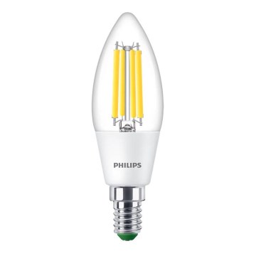 LED-pære VINTAGE Philips B35 E14/2,3W/230V 4000K
