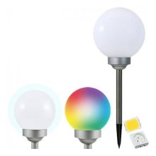 LED solcellelampe RGB-farver LED/0,2W/AA 1,2V/600 mAh IP44