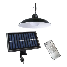 LED Soldrevet pendel m. skumringssensor dæmpbar LED/6W/3,7V 800 mAh IP44 + fjernbetjening