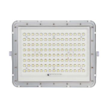 LED Soldrevet projektør LED/20W/3,2V 4000K hvid IP65 + fjernbetjening