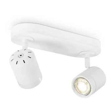 LED spotlampe dæmpbar MANU 2xGU10/5,8W/230V hvid