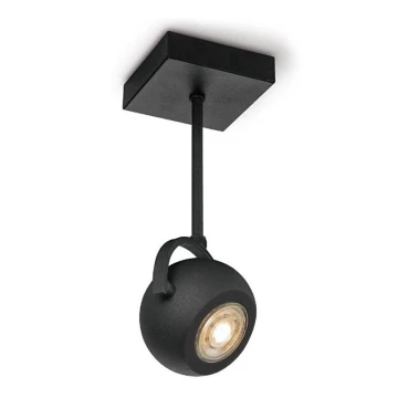 LED spotlampe dæmpbar NOP 1xGU10/5,8W/230V sort
