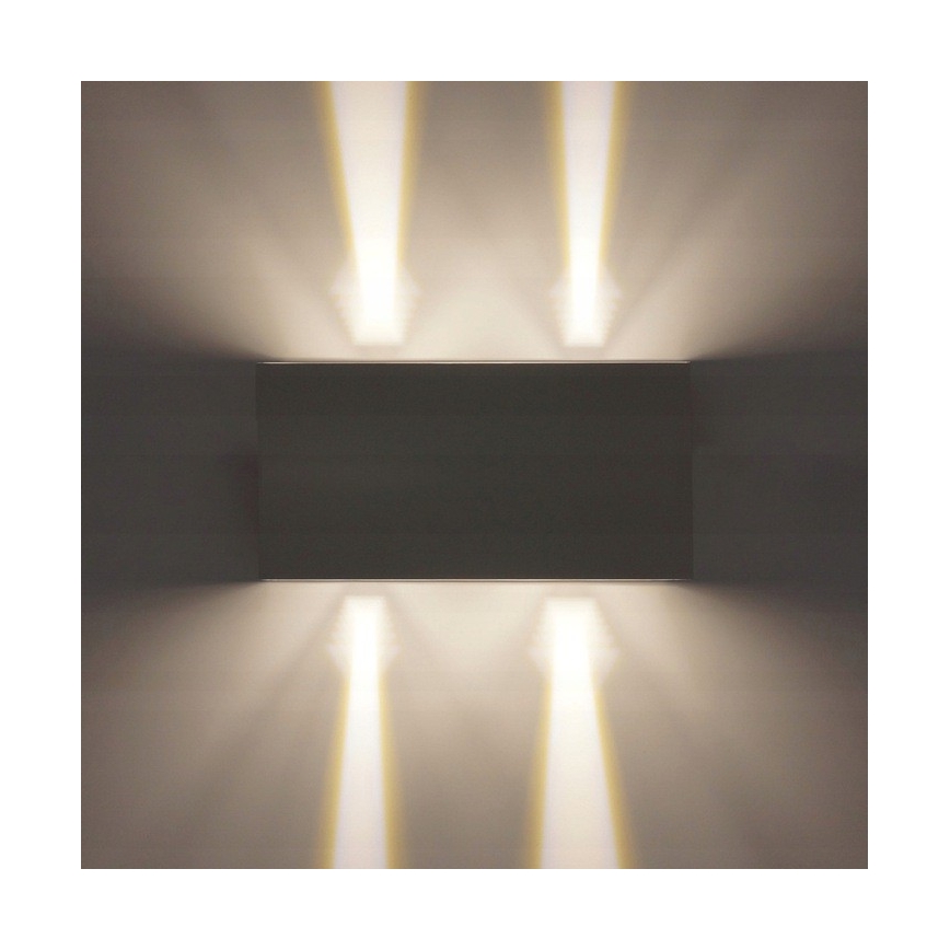 LED Udendørs væglampe LED/12W/230V IP54 sort