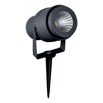 LED udendørslampe LED/12W/100-240V IP65 3000K grå