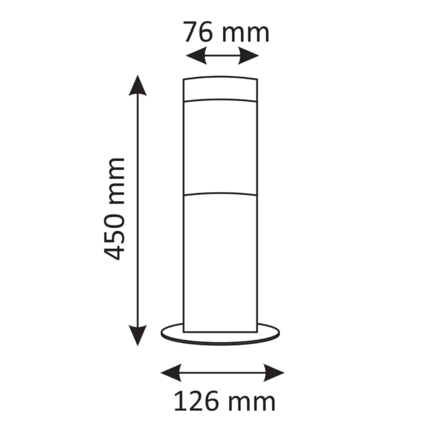 LED udendørslampe LIVIA 1xE27/11W/230V 2700K IP44