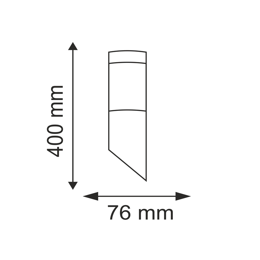 LED udendørslampe LIVIA 1xE27/6W/230V IP44