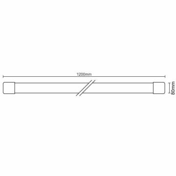 LED underskabslampe dæmpbar LED/40W/180-265V 3000-6500K Wi-Fi Tuya IP40