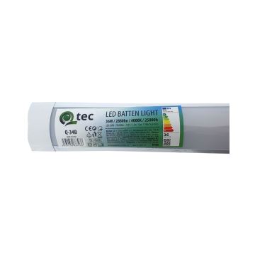 LED underskabslampe QTEC LED/36W/230V 120 cm hvid