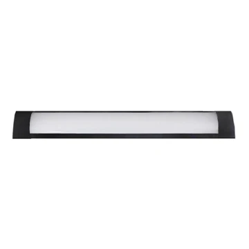 LED underskabslampe QTEC LED/36W/230V 120 cm sort