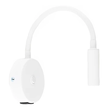 LED Væglampe med USB port LAGOS 1xG9/3W/5V 4000K hvid