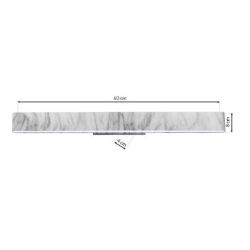 LED væglampe PIERCE LED/24W/230V 60 cm hvid/grå