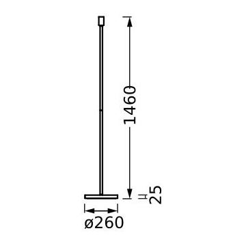 Ledvance - Lampefod DECOR STICK 1xE27/40W/230V beige