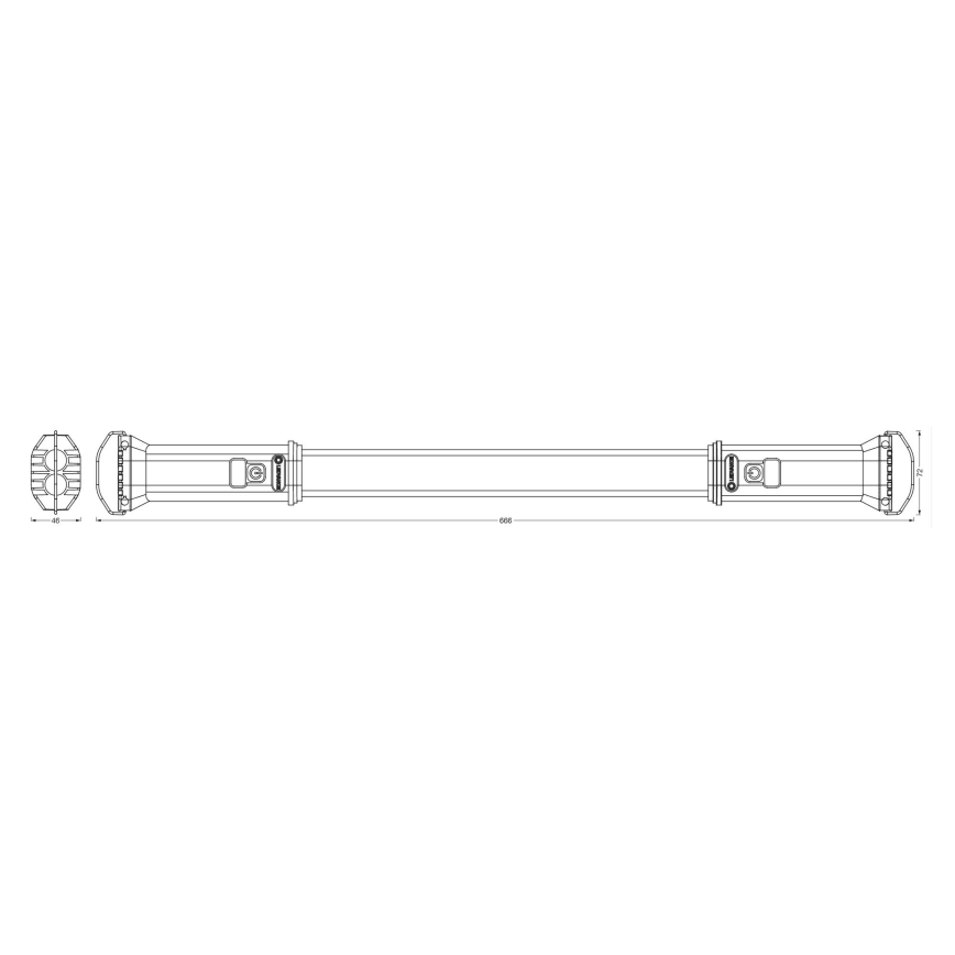 Ledvance - LED arbejdslampe TUBE LED/10W/5V IP54