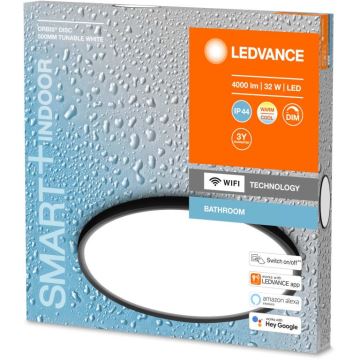 Ledvance - LED loftlampe til badeværelse dæmpbar SMART+ DISC LED/32W/230V 3000-6500K Wi-Fi IP44